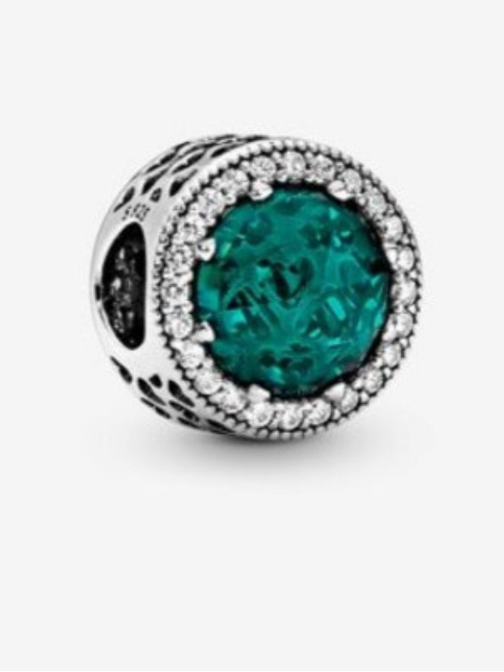 Pandora Sparkling Sea Green Charm